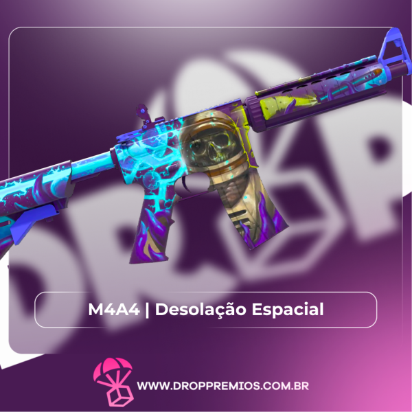 0364 PRÊMIO - M4A4 | Desolação Espacial (Pouco Usada)